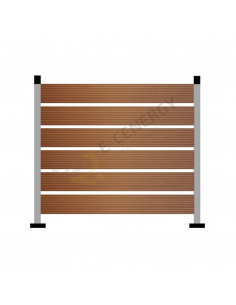 WPC Deck Περίφραξης Καφέ...